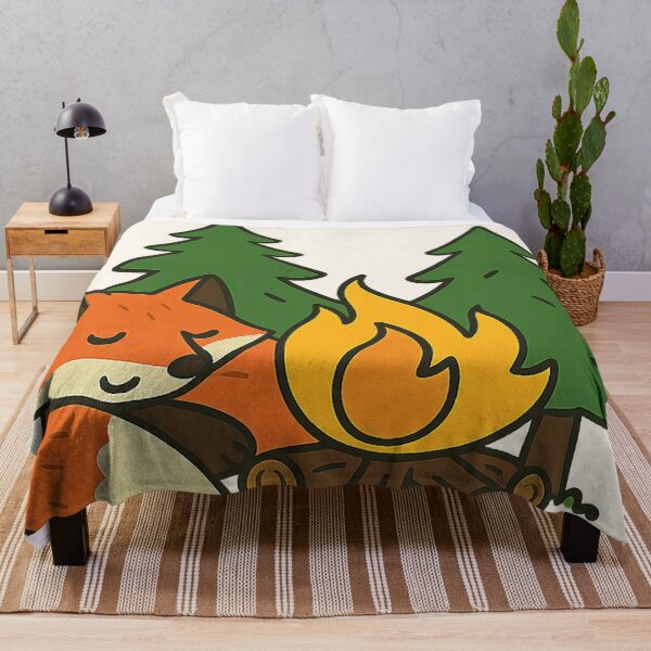 Item preview, Cozy Fox by the Campfire designed and sold by starcupzz.