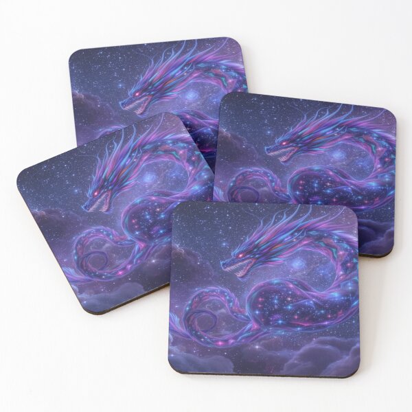 Item preview, Fantasy Space Dragon – Surreal Cosmic Scene with Nebulas and Celestial Glow designed and sold by Emmachenn / WineDronk Shop.