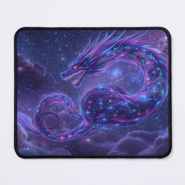 Item preview, Fantasy Space Dragon – Surreal Cosmic Scene with Nebulas and Celestial Glow designed and sold by Emmachenn / WineDronk Shop.