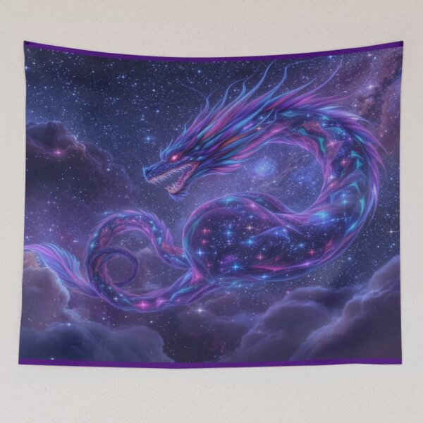 Item preview, Fantasy Space Dragon – Surreal Cosmic Scene with Nebulas and Celestial Glow designed and sold by Emmachenn / WineDronk Shop.