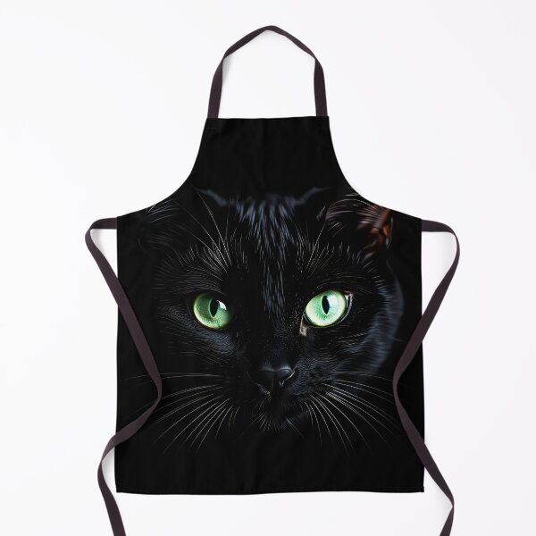 Item preview, Black Cat in a Black Dark Background designed and sold by Erlin Rudho.