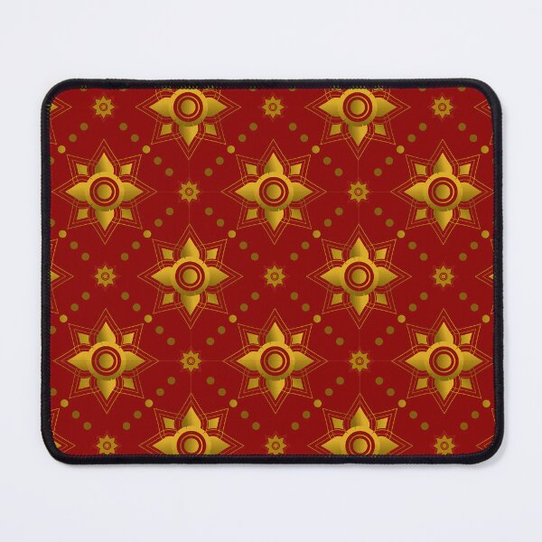 Item preview, Red & Gold Thai Ethnic Pattern designed and sold by Khwanchai.