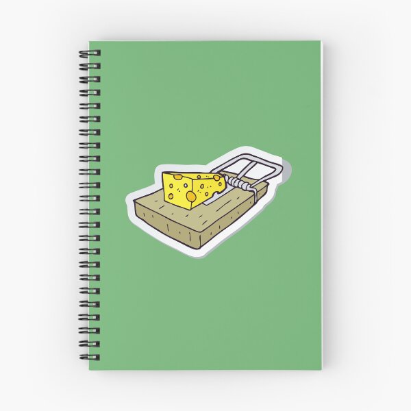Item preview, Cartoon Mouse Trap with Cheese Funny Illustration designed and sold by Right-UR.