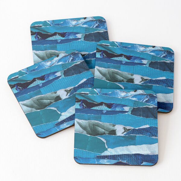 Item preview, Floating with Sky-Colored Fish Collage designed and sold by vmrshnkvart.