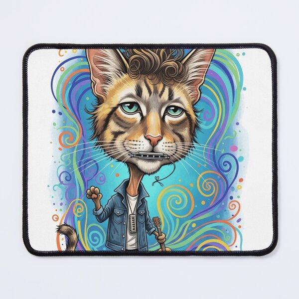 Item preview, Bob Dyelawn – The Meowin’ Poet designed and sold by Nine Lives Tour.