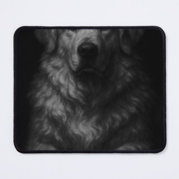Item preview, Great Pyrenees Monochrome Oil Portrait designed and sold by SHADOWPAW0105.