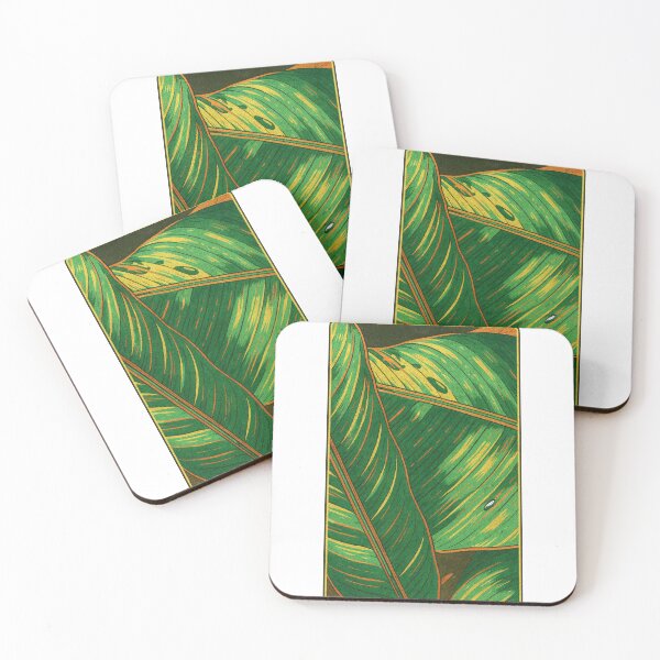 Item preview, Tropical Banana Leaves | Bold Green Nature - Ukiyo-e Inspired Botanic Art designed and sold by GEEEN.