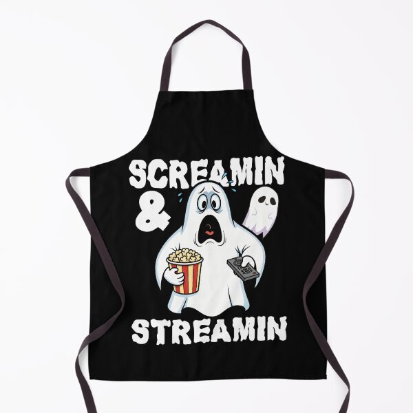 Item preview, SCREAMIN AND STREAMIN - GHOST HALLOWEEN designed and sold by KEF Custom.