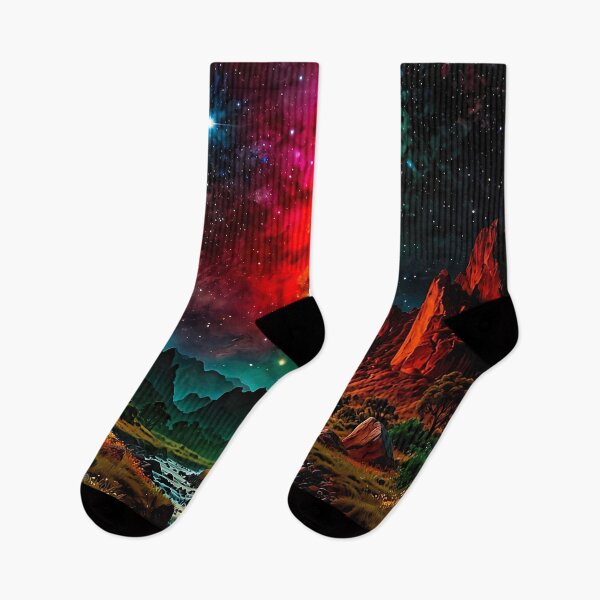 Item preview, Magical night of the shining mountains designed and sold by PixelParadies.