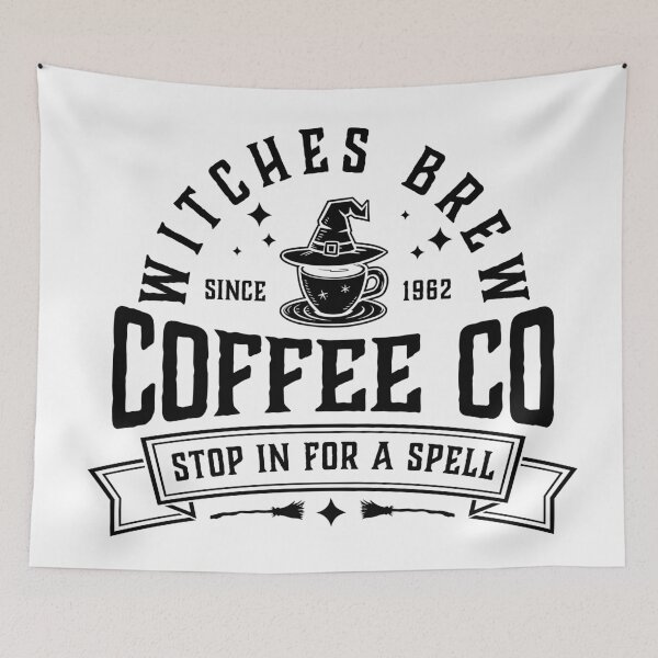 Item preview, Witches Brew Coffee Co, Halloween, Trick or treat, Spooky Sanderson Sister, Witch, Salem Halloween Shirt, logo designed and sold by OctonoteStudio.