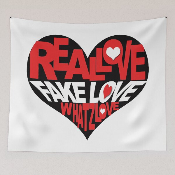 Item preview, Real Love - Fake Love designed and sold by Pokeytank.