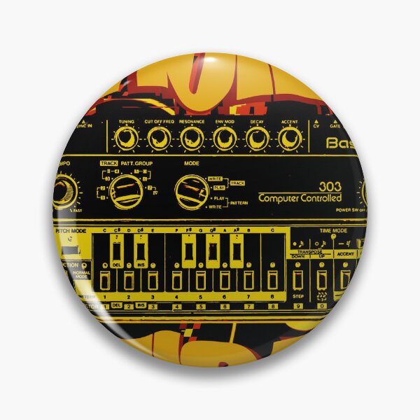 Item preview, Acid House Poster – TB-303 Synth Tribute Art Print designed and sold by MELLOWMONDAY_.