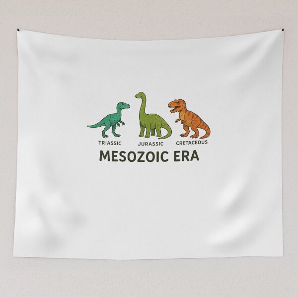 Item preview, Mesozoic Era Dinosaur Timeline Illustration designed and sold by Fleetwood1994.