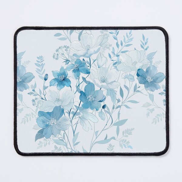 Item preview, Blue Florals designed and sold by CoolPixels.