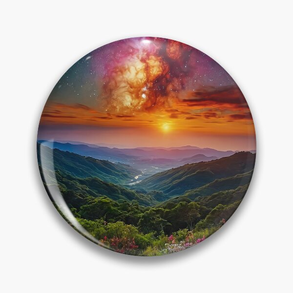 Item preview, Where sky and valley unite in colors designed and sold by PixelParadies.