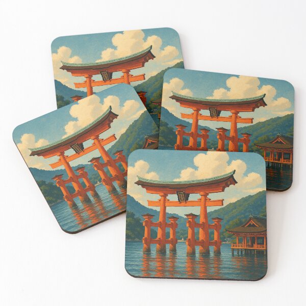 Item preview, Torii Gate at Itsukushima Shrine, Miyajima Island designed and sold by Places On Earth.