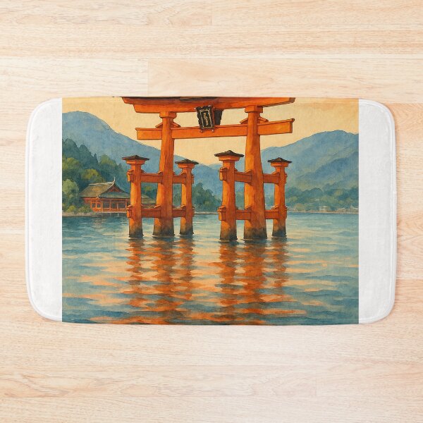 Item preview, Itsukushima Floating Torii and Shrine, Miyajima, Japan designed and sold by Places On Earth.