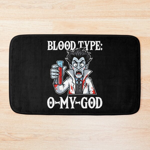 Item preview, BLOOD TYPE: O-MY-GOD - VAMPIRE HALLOWEEN designed and sold by KEF Custom.