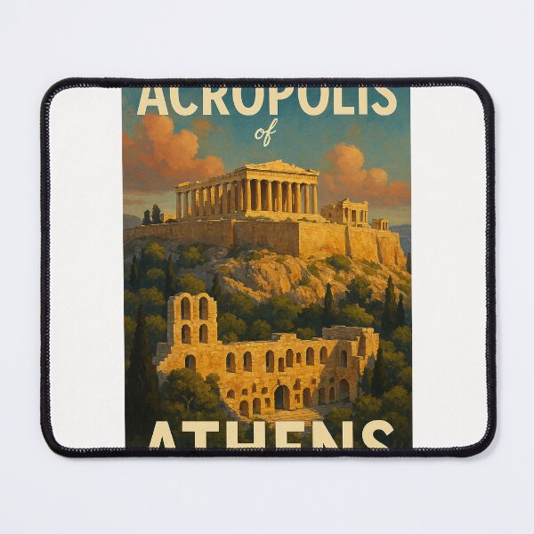 Item preview, Parthenon and Odeon at the Acropolis of Athens designed and sold by Places On Earth.