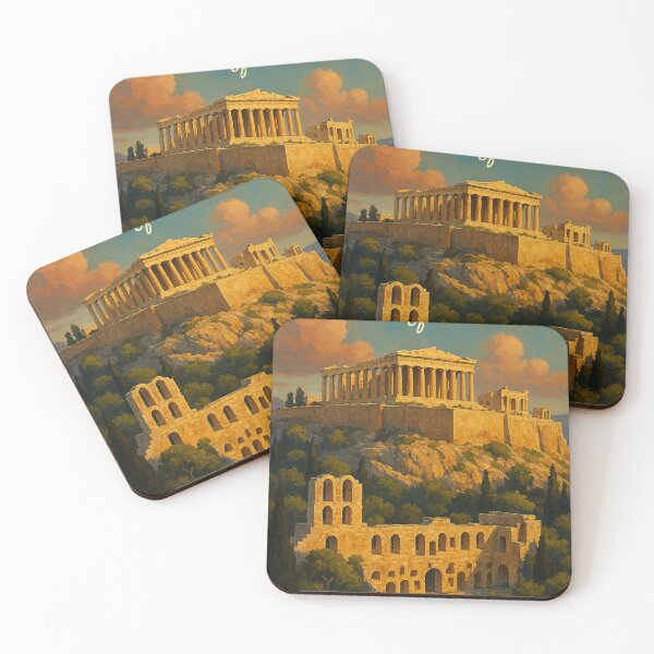 Item preview, Parthenon and Odeon at the Acropolis of Athens designed and sold by Places On Earth.