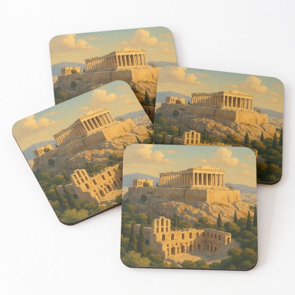 Item preview, Acropolis and Parthenon Above Athens, Greece designed and sold by Places On Earth.