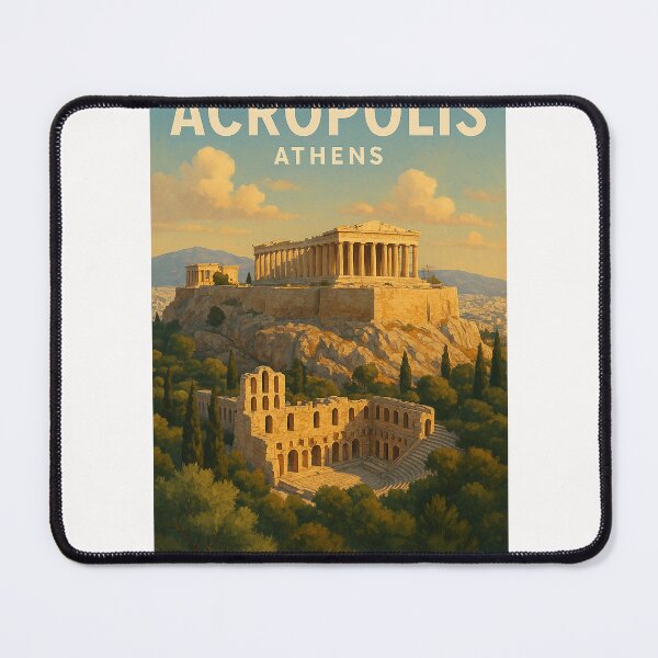 Item preview, Acropolis and Parthenon Above Athens, Greece designed and sold by Places On Earth.