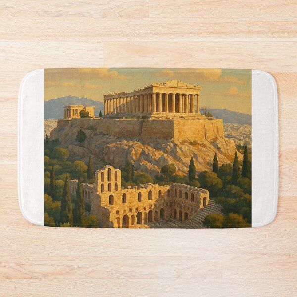 Item preview, Acropolis and Parthenon Above Athens, Greece designed and sold by Places On Earth.