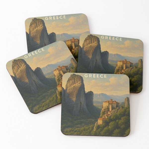 Item preview, Monastery of Varlaam at Meteora, Greece designed and sold by Places On Earth.