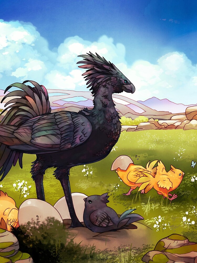 Chocobos by kickingshoes