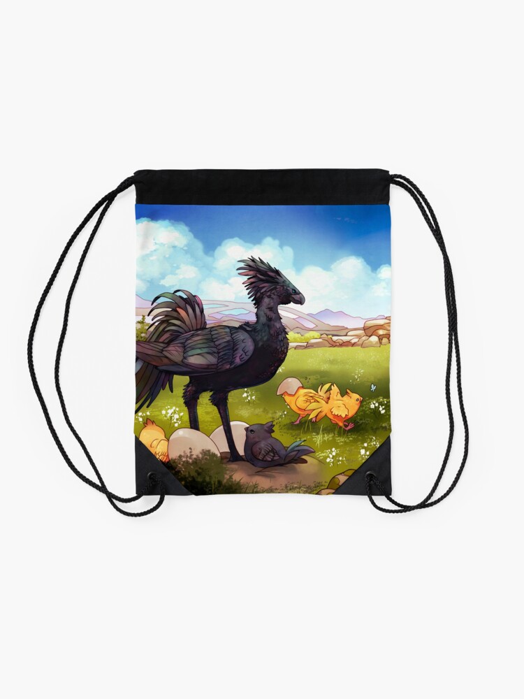 Alternate view of Chocobos Drawstring Bag
