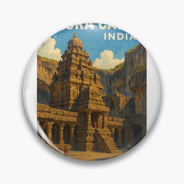 Item preview, Monolithic Kailasanatha Temple at Ellora, India designed and sold by Places On Earth.