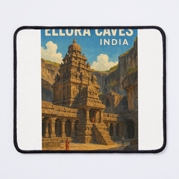 Item preview, Monolithic Kailasanatha Temple at Ellora, India designed and sold by Places On Earth.