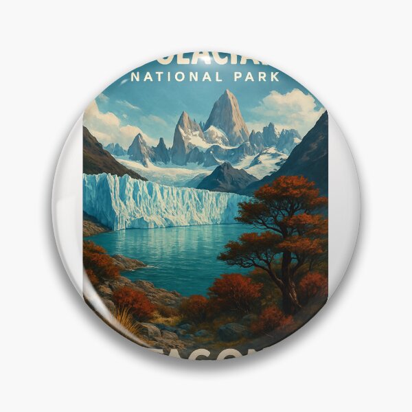 Item preview, Fitz Roy and Glaciers in Los Glaciares National Park, Argentina designed and sold by Places On Earth.