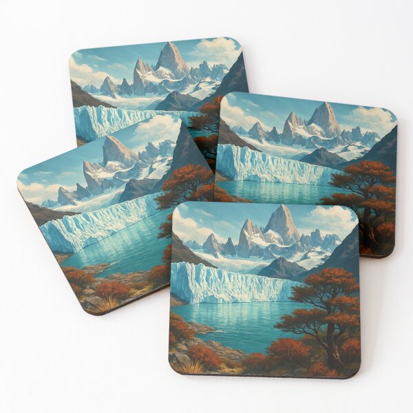 Item preview, Fitz Roy and Glaciers in Los Glaciares National Park, Argentina designed and sold by Places On Earth.