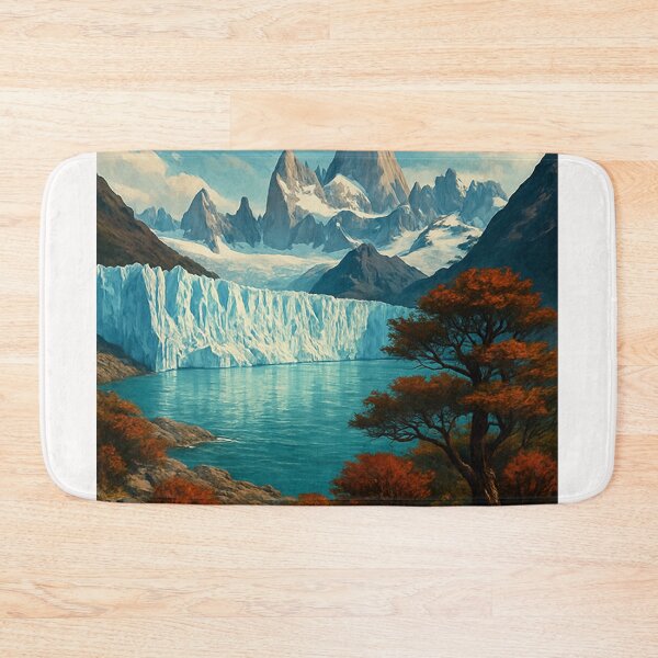 Item preview, Fitz Roy and Glaciers in Los Glaciares National Park, Argentina designed and sold by Places On Earth.
