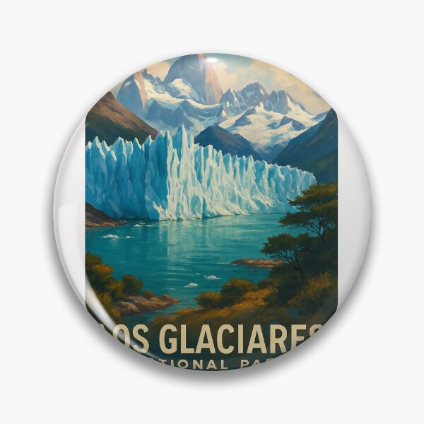Item preview, Ice Wall and Fitz Roy in Los Glaciares, Patagonia designed and sold by Places On Earth.