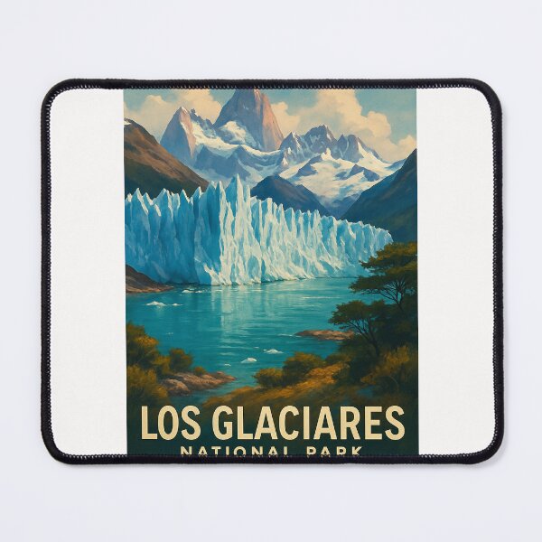 Item preview, Ice Wall and Fitz Roy in Los Glaciares, Patagonia designed and sold by Places On Earth.