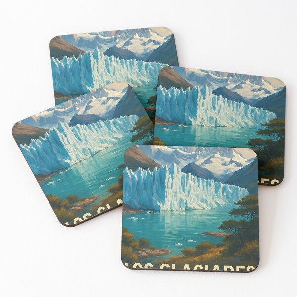 Item preview, Ice Wall and Fitz Roy in Los Glaciares, Patagonia designed and sold by Places On Earth.