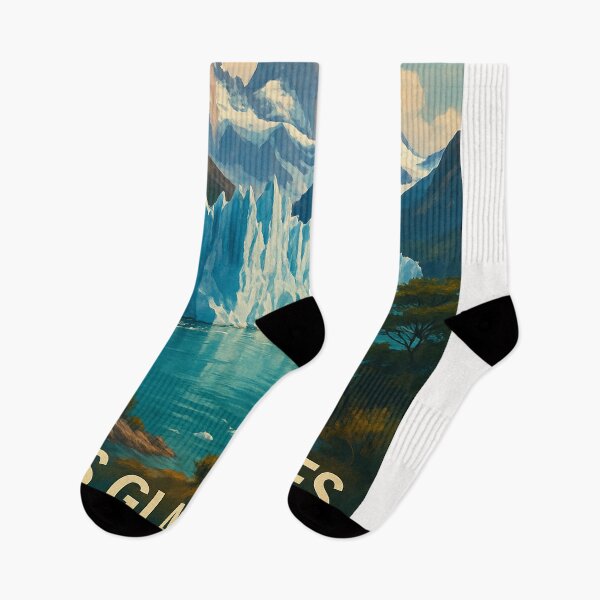 Item preview, Ice Wall and Fitz Roy in Los Glaciares, Patagonia designed and sold by Places On Earth.