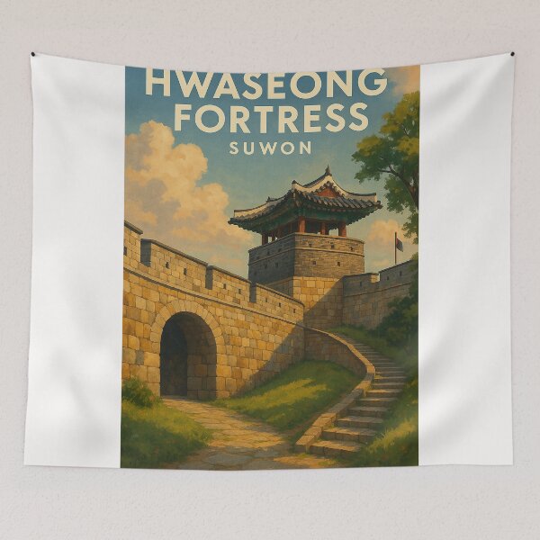 Item preview, Hwaseong Fortress Tower, Suwon, South Korea designed and sold by Places On Earth.