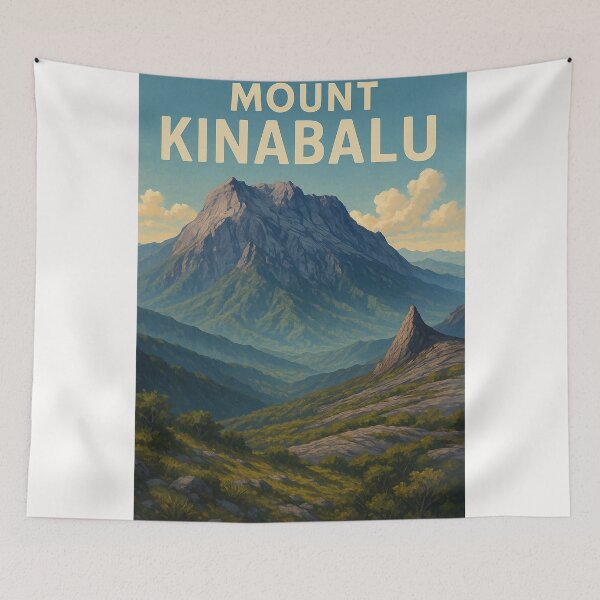 Item preview, Granite Peaks of Mount Kinabalu, Sabah designed and sold by Places On Earth.
