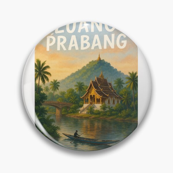 Item preview, Luang Prabang, Mekong River Valley, Laos designed and sold by Places On Earth.
