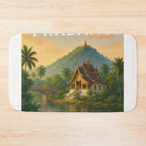 Item preview, Luang Prabang, Mekong River Valley, Laos designed and sold by Places On Earth.