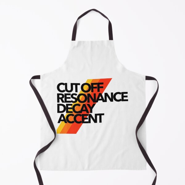 Item preview, Synth Parameters Typography – Cutoff, Resonance, Decay & Accent Design designed and sold by MELLOWMONDAY_.
