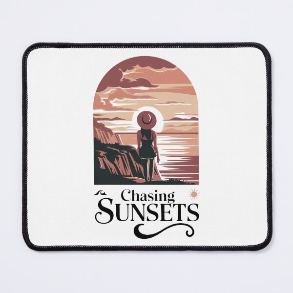 Item preview, Chasing Sunsets Retro Beach Wave Print – Vintage Ocean Surf Poster, Sunset Coastal Wall Art, Boho Summer Travel Decor for Beach Lovers and Wanderers designed and sold by MONOVINT.