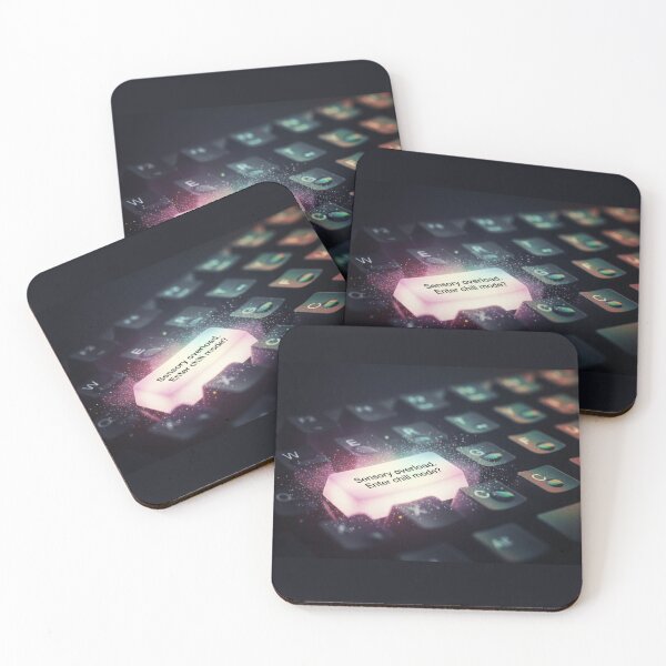Item preview, "Sensory Overload Keyboard" Glitchcore Digital Design designed and sold by Riqis.co Shop.