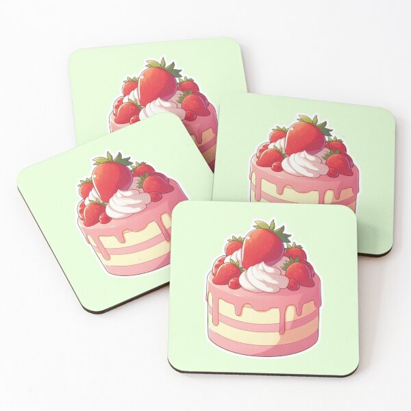 Item preview, Anime Cake – Colorful Kawaii Dessert | Cute Manga Style Food designed and sold by Sugar Wisdom .