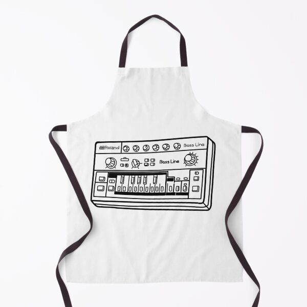 Item preview, Minimal TB-303 Line Art – Acid House Synth Design designed and sold by MELLOWMONDAY_.