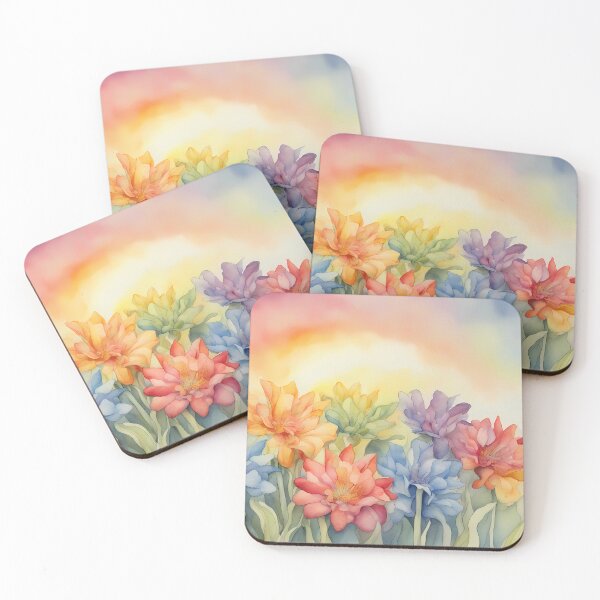 Item preview, Rainbow Coloured Meadow designed and sold by CalmnessbyChoice.