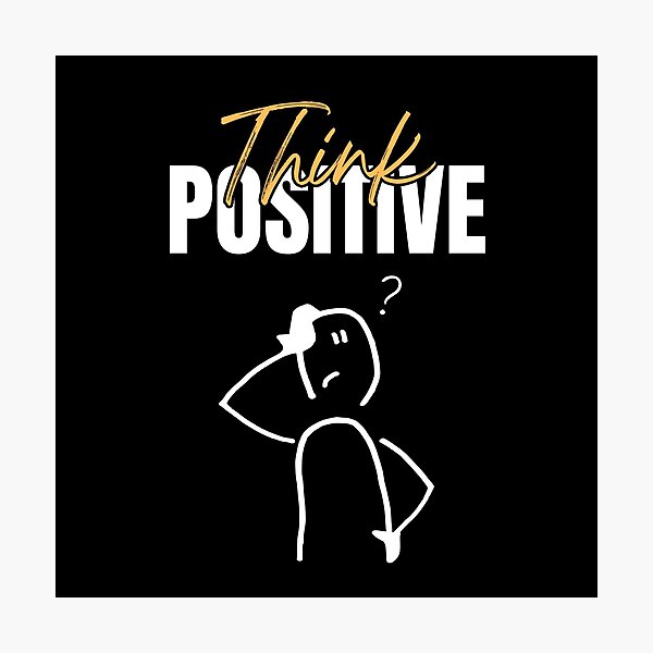 Item preview, Think Positive designed and sold by Hirayas_Collection.